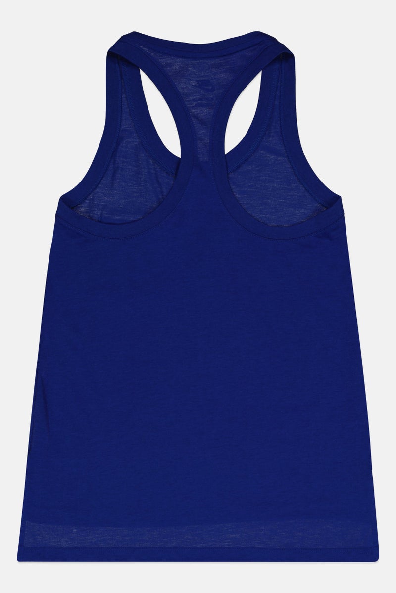 Nike Women Signal Racerback Tank Top, Deep Royal Blue - Image 3